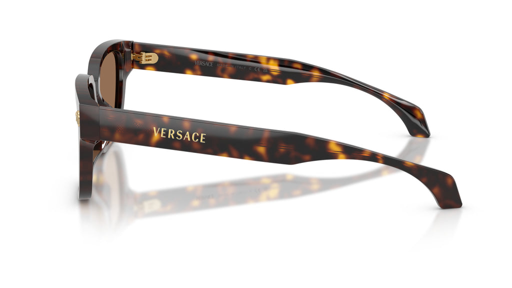 Lunettes de soleil Versace VE4513D 108/73 – Havane – vue de profil.