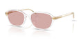 Lunettes de soleil Versace VE4514D 148/84 – Cristal – vue de trois quarts.