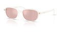 Lunettes de soleil Versace VE4514D 55441T – White Talc – vue de trois quarts.