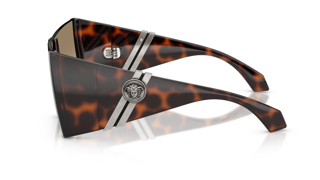 Lunettes de soleil Versace VE4515 5217T5 – Havane – vue de profil.