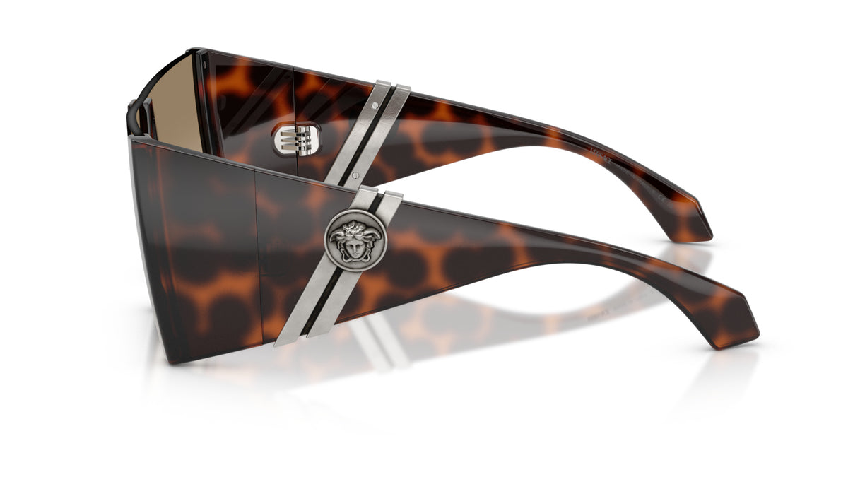 Lunettes de soleil Versace VE4515 5217T5 – Havane – vue de profil.