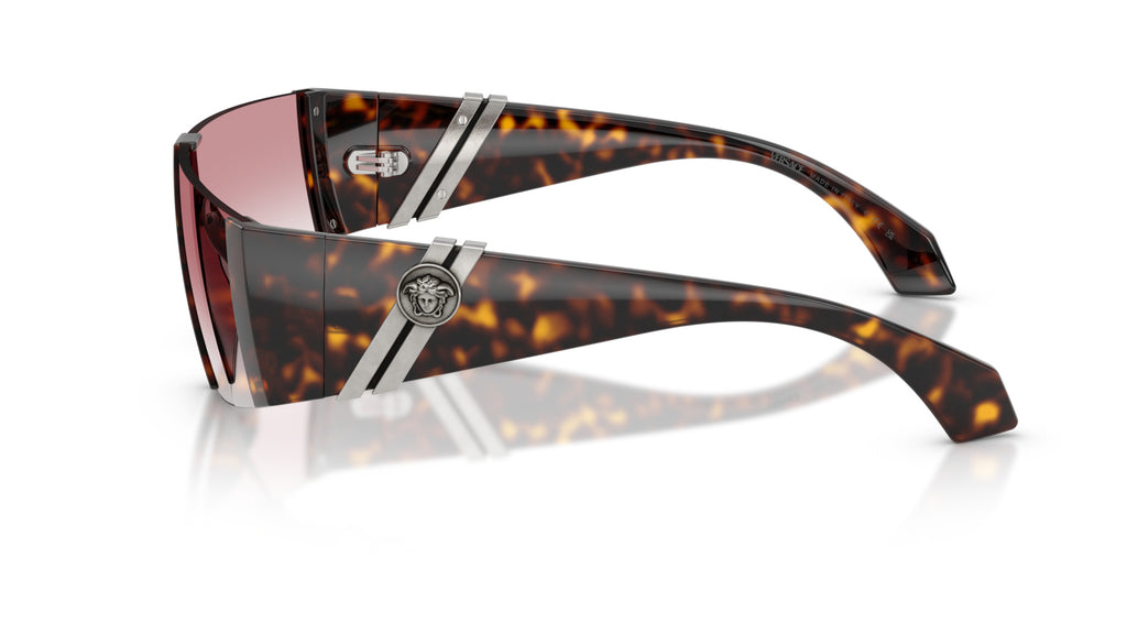 Lunettes de soleil Versace VE4516 108/3B – Havane – vue de profil.