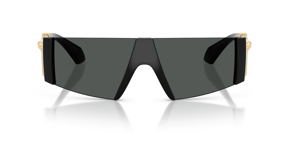 Lunettes de soleil Versace VE4516 GB1/87 – Noir – vue de face.