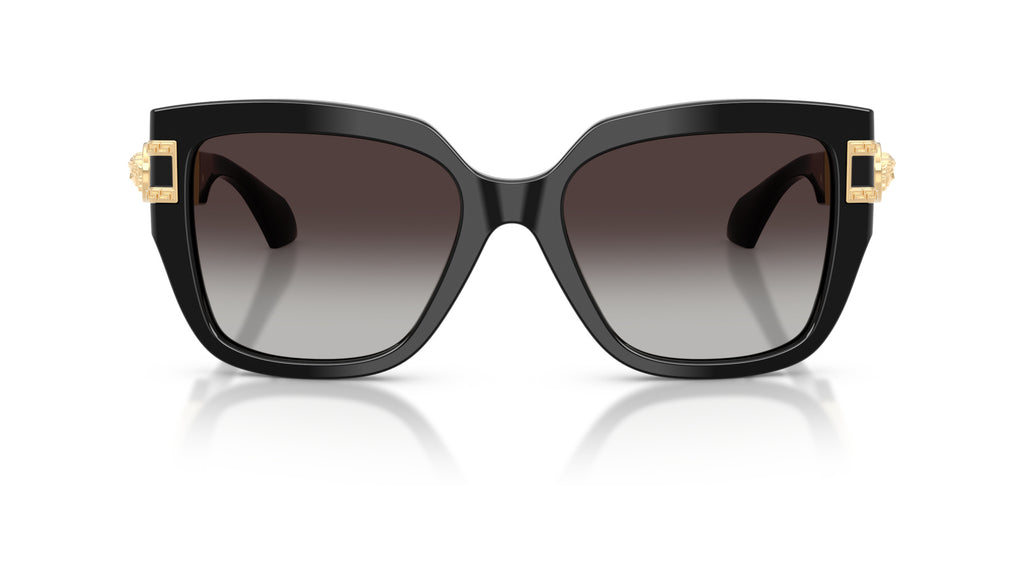 Lunettes de soleil Versace VE4517U GB1/8G – Noir – vue de face.