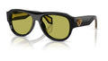 Lunettes de soleil Versace VE4518U GB1/87 – Noir – vue de trois quarts.