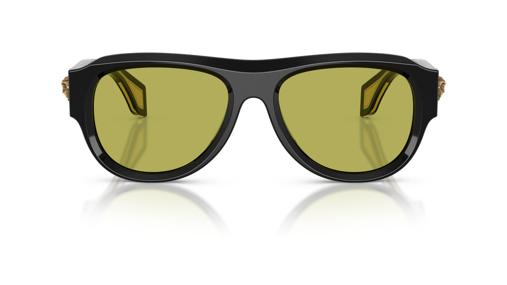Lunettes de soleil Versace VE4518U GB1/87 – Noir – vue de face.