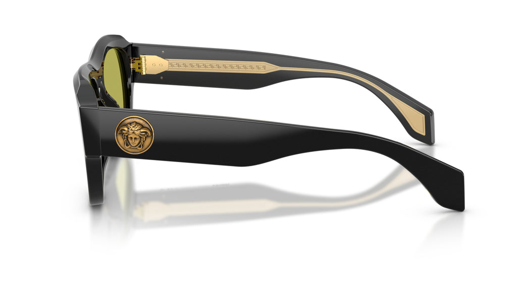 Lunettes de soleil Versace VE4518U GB1/87 – Noir – vue de profil.