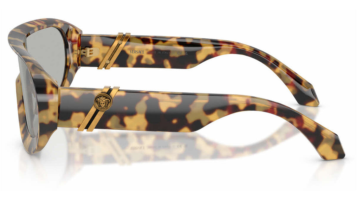 Lunettes de soleil Versace VE4521U 777/8V – Havana marron – vue de profil.