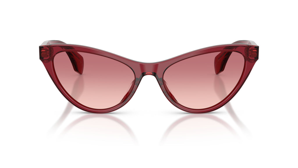 Lunettes de soleil Versace VE4522U 388/20 – Rouge transparent – vue de face.