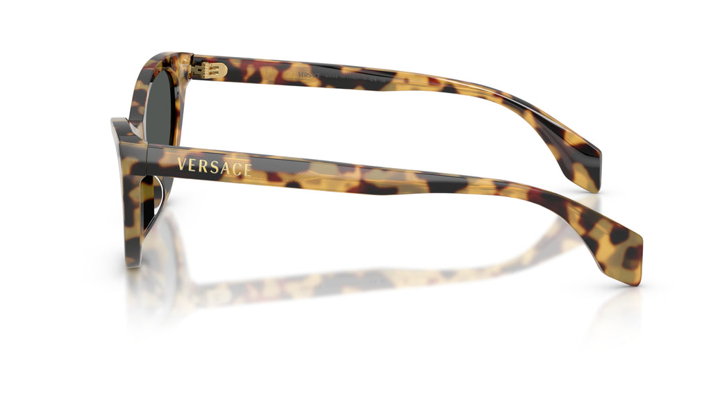 Lunettes de soleil Versace VE4522U 777/87 – Havana marron – vue de profil.