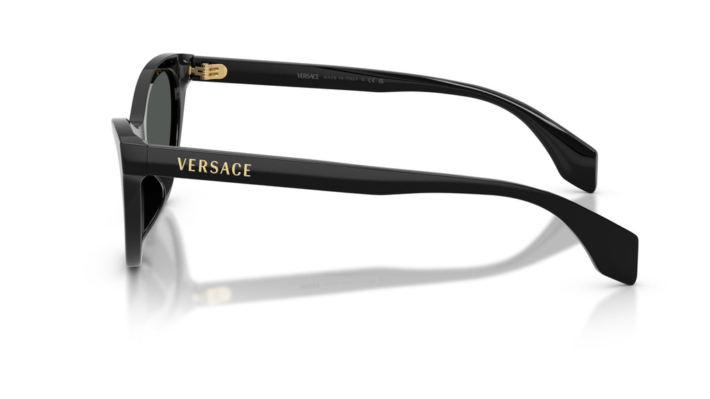 Lunettes de soleil Versace VE4522U GB1/87 – Noir – vue de profil.