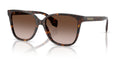 Lunettes de soleil Versace VE4523 108/13 – Havana foncé – vue de trois quarts.