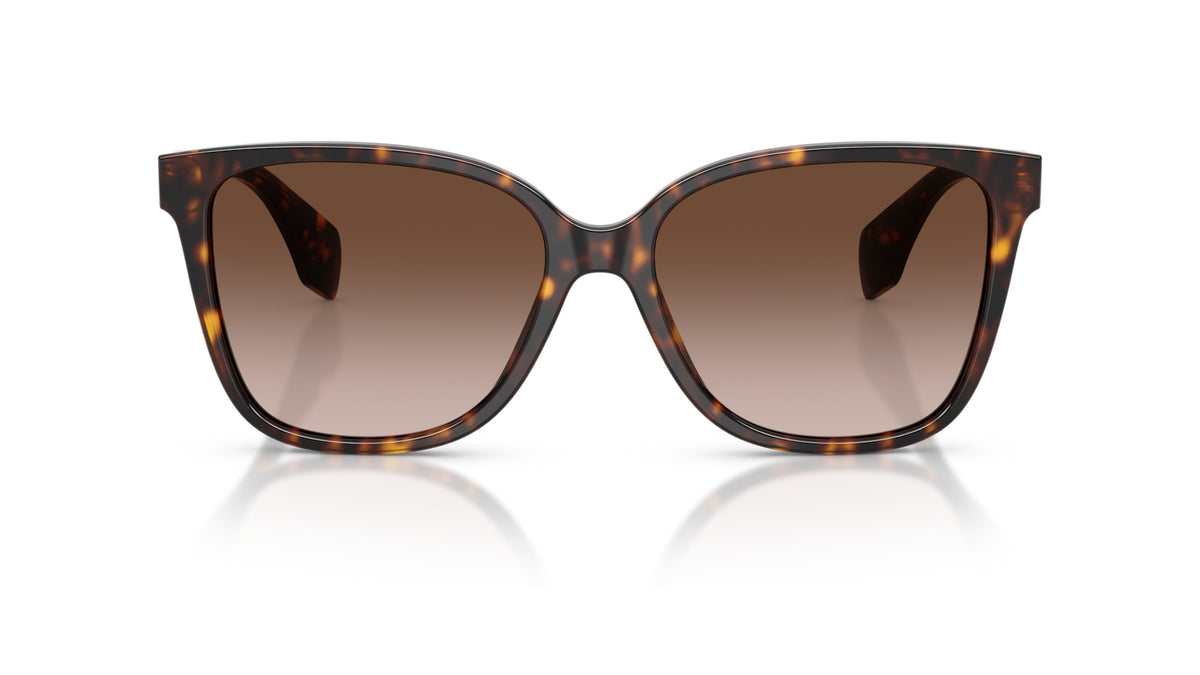 Lunettes de soleil Versace VE4523 108/13 – Havana foncé – vue de face.