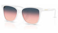 Lunettes de soleil Versace VE4523 55518D – Haut Cristal / Blanc – vue de trois quarts.