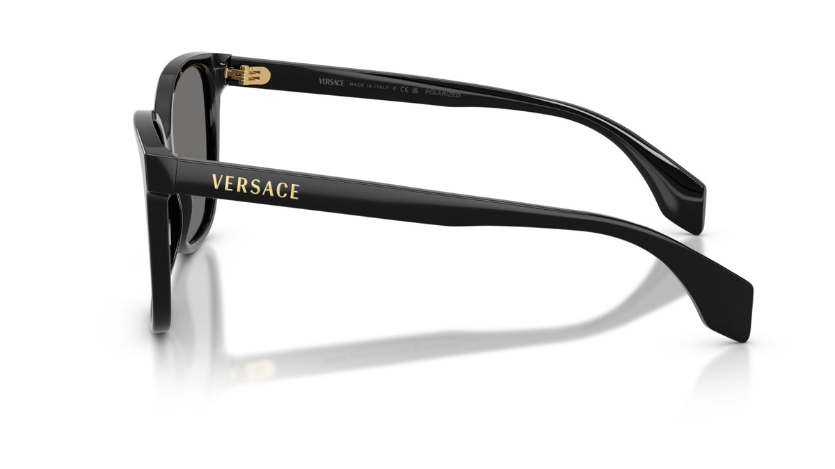 Lunettes de soleil Versace VE4523 GB1/81 – Noir – vue de profil.