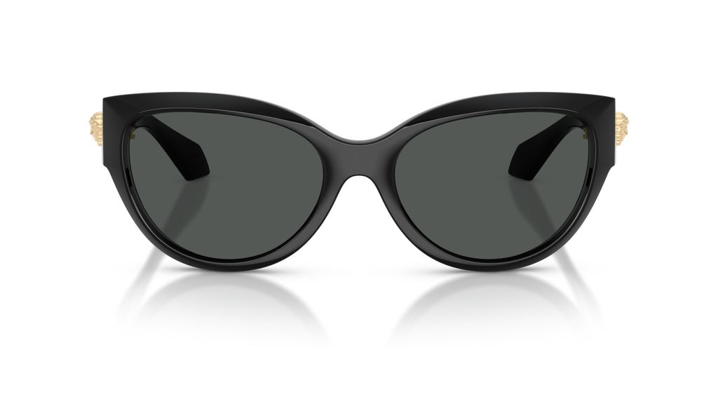 Lunettes de soleil Versace VE4524U GB1/87 – Noir – vue de face.