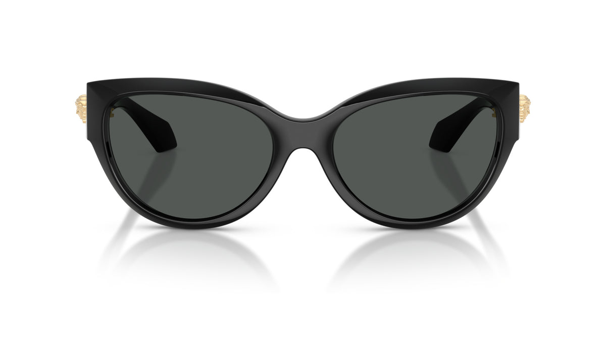 Lunettes de soleil Versace VE4524U GB1/87 – Noir – vue de face.