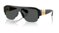 Lunettes de soleil Versace VE4525U GB1/87 – Noir – vue de trois quarts.