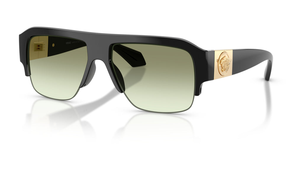 Lunettes de soleil Versace VE4525U GB1/8E – Noir – vue de trois quarts.