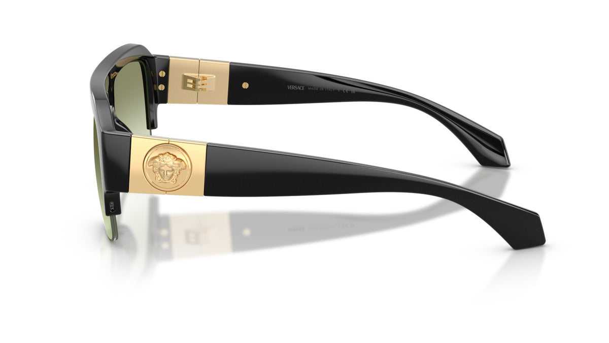 Lunettes de soleil Versace VE4525U GB1/8E – Noir – vue de profil.