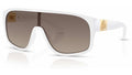 Lunettes de soleil Versace VE4526U 314/6I – Blanc – vue de trois quarts.
