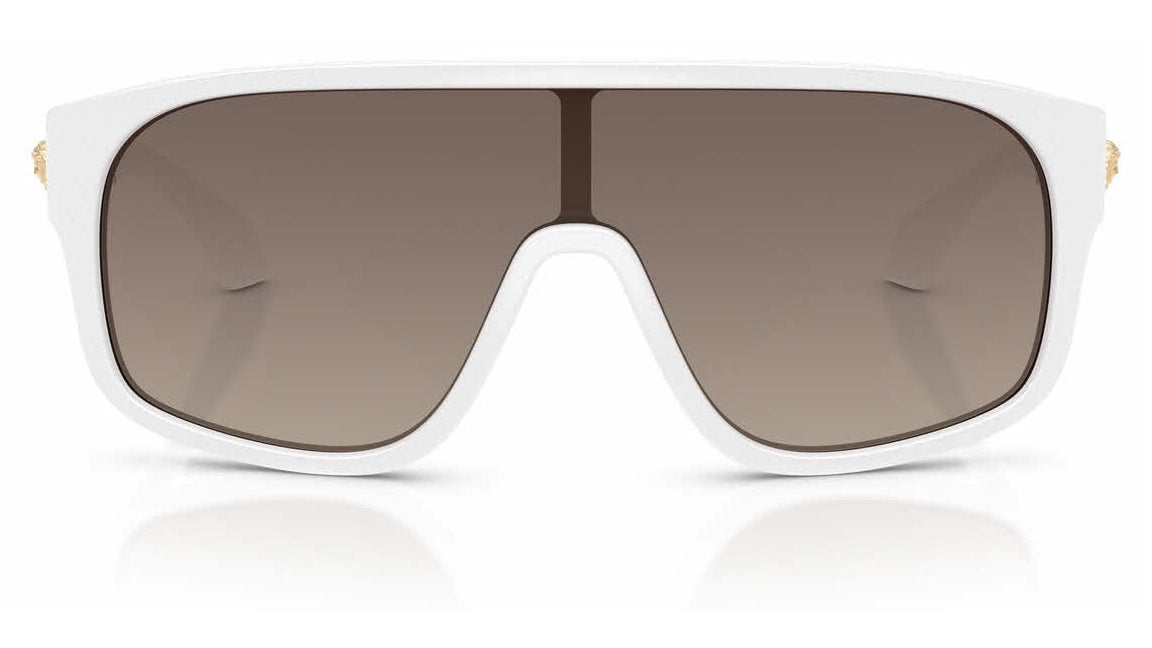 Lunettes de soleil Versace VE4526U 314/6I – Blanc – vue de face.