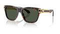 Lunettes de soleil Versace VE4527U 108/9A – Havana foncé – vue de trois quarts.