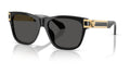 Lunettes de soleil Versace VE4527U GB1/87 – Noir – vue de trois quarts.