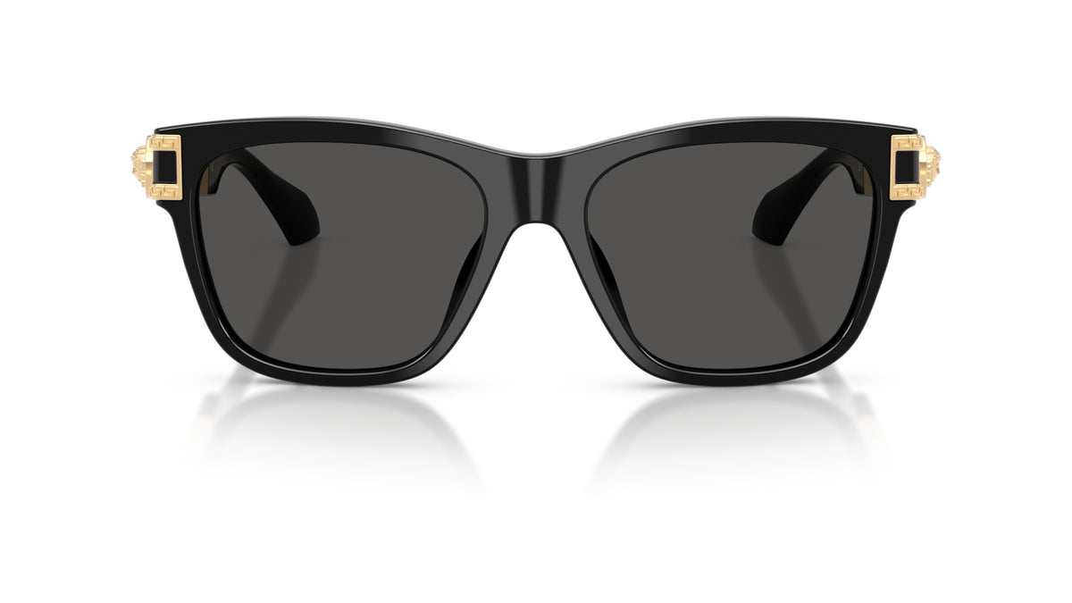 Lunettes de soleil Versace VE4527U GB1/87 – Noir – vue de face.