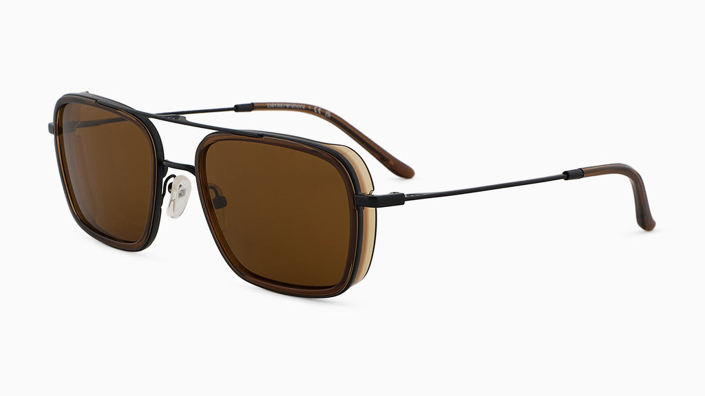 Emporio Armani EA2162 300163 Noir mat - vue trois-quarts
