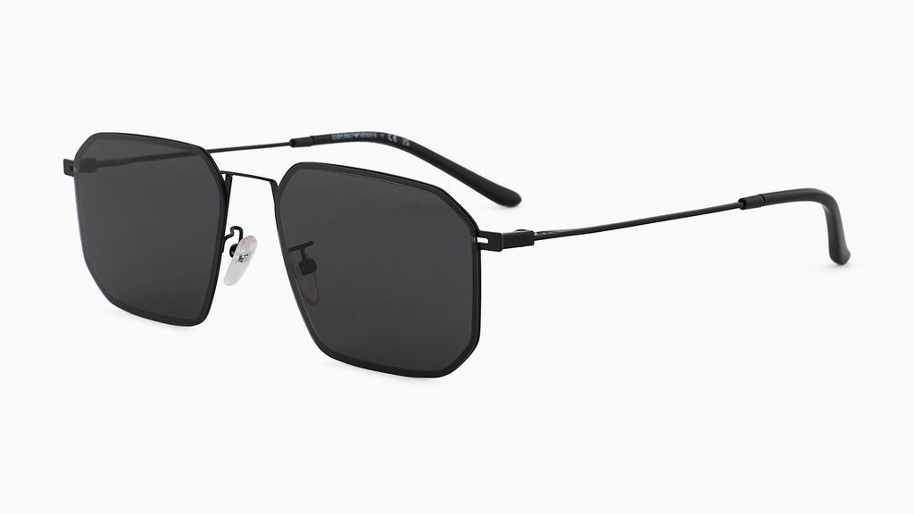 Emporio Armani EA2165D 300187 Noir mat - vue trois-quarts