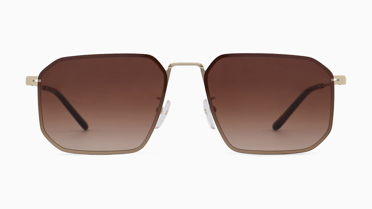 Emporio Armani EA2165D 300213 Or pâle mat - vue de face