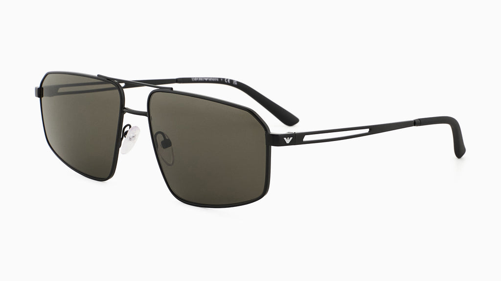 Emporio Armani EA2173 300187 Noir mat - vue trois-quarts