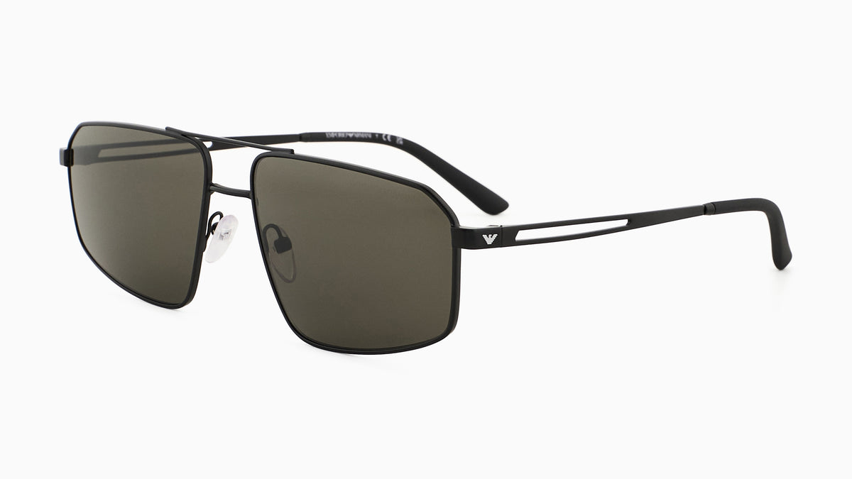 Emporio Armani EA2173 300187 Noir mat - vue trois-quarts