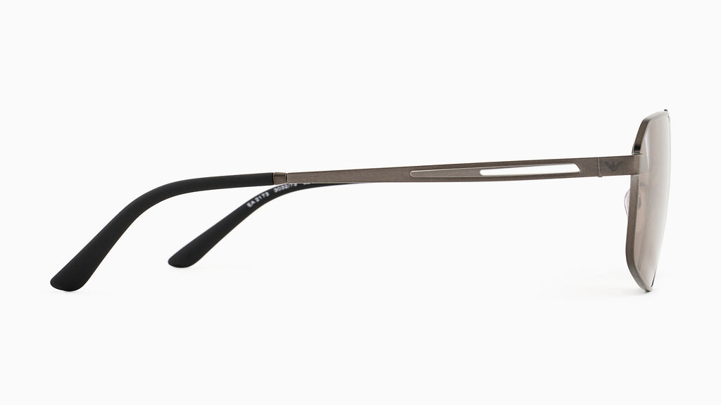 Emporio Armani EA2173 303273 Gunmetal brossé mat - vue de côté