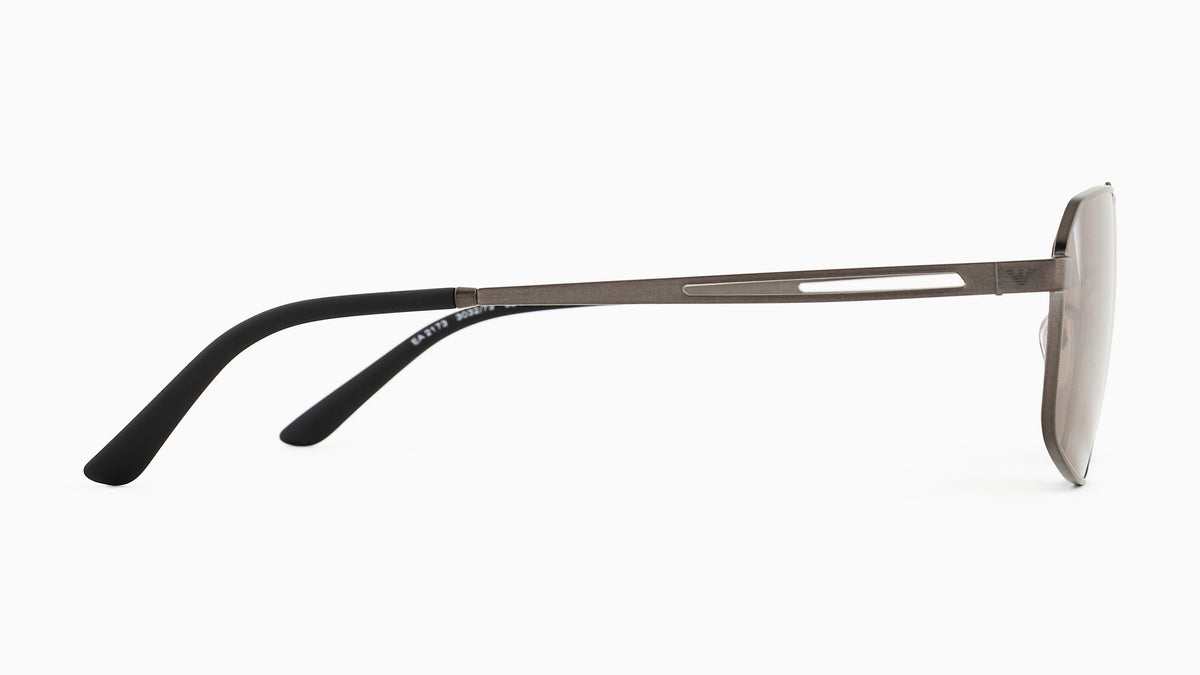 Emporio Armani EA2173 303273 Gunmetal brossé mat - vue de côté