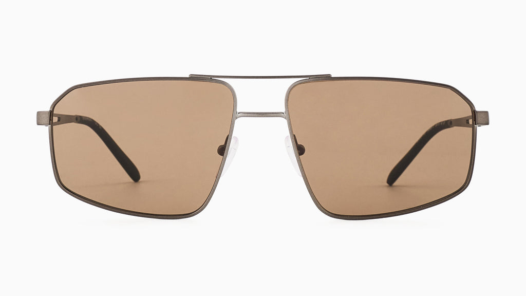 Emporio Armani EA2173 303273 Gunmetal brossé mat - vue de face