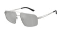 Emporio Armani EA2173 30458V Argent mat - vue trois-quarts