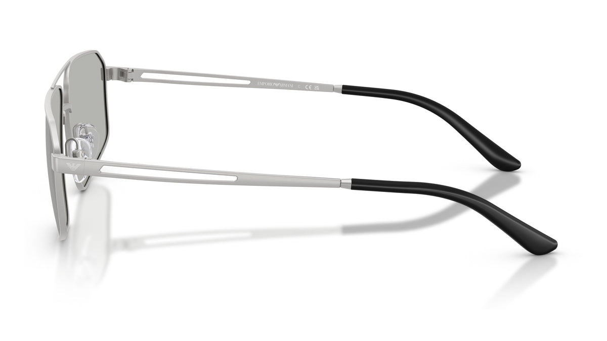 Emporio Armani EA2173 30458V Argent mat - vue de côté