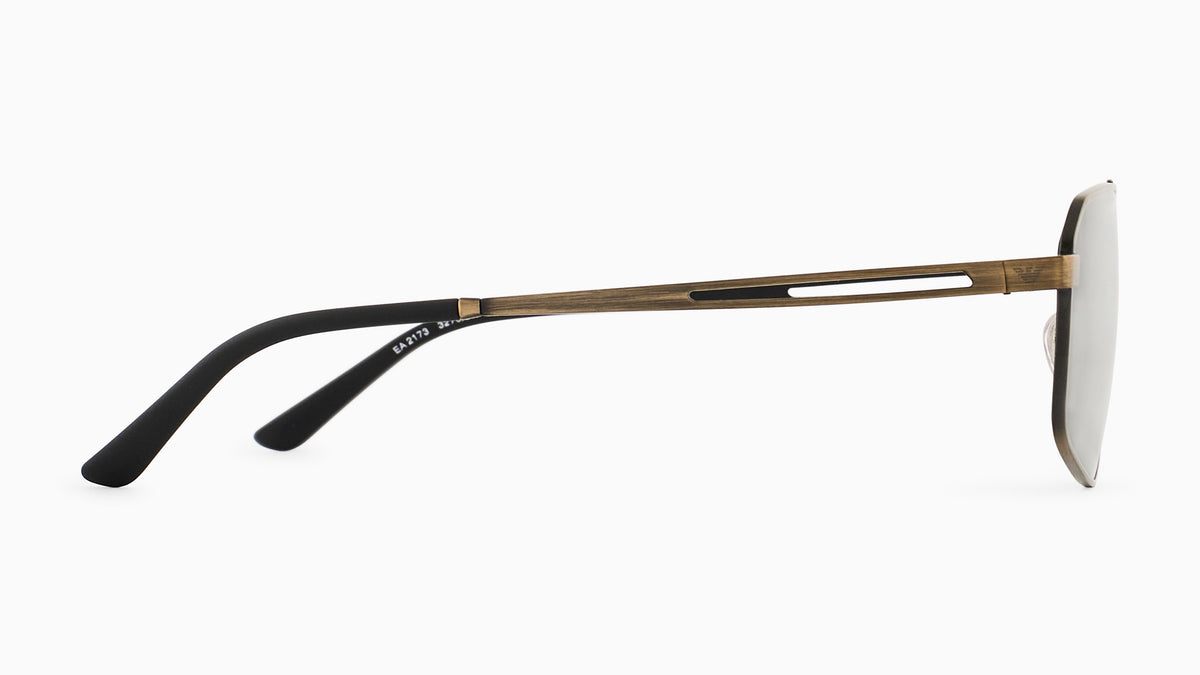 Emporio Armani EA2173 327087 Or antique brossé mat - vue de côté