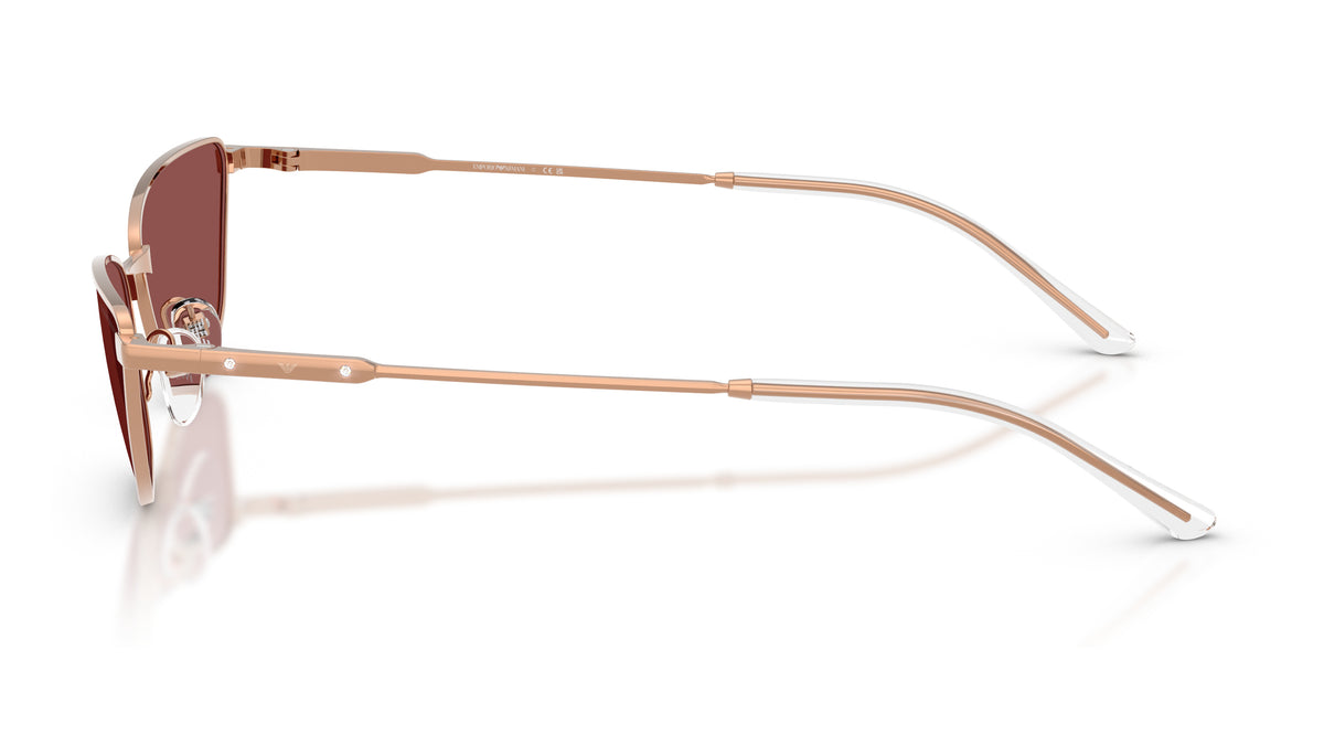 Emporio Armani EA2174B 301175 Or rose brillant - vue de côté