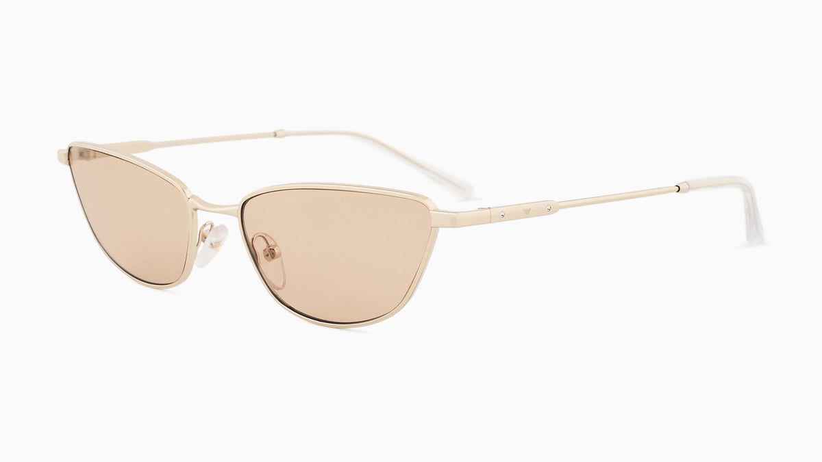 Emporio Armani EA2174B 301393 Or pâle brillant - vue trois-quarts