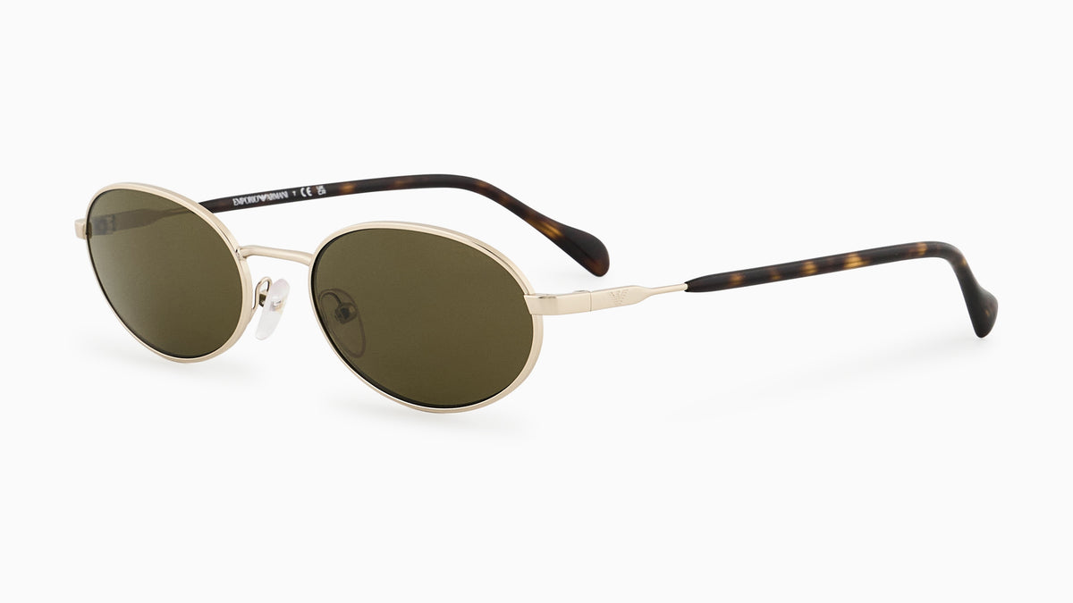 Emporio Armani EA2175 3002/2 Or pâle mat - vue trois-quarts