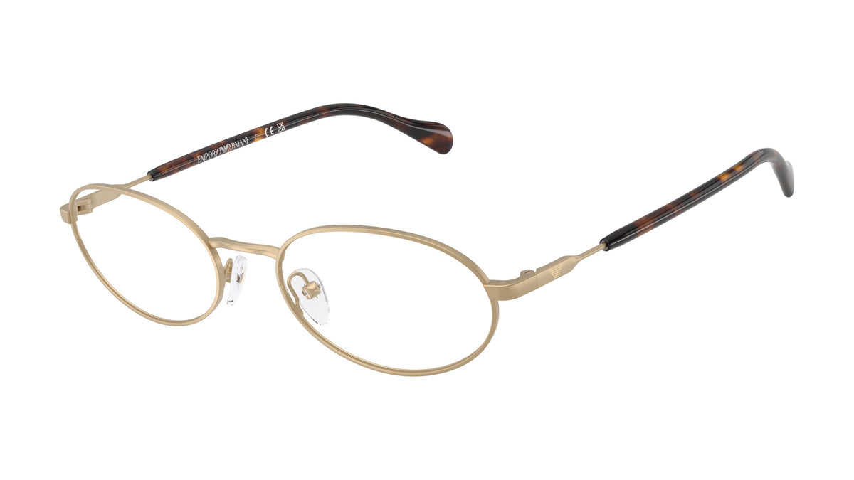 Emporio Armani EA2175 30021W Or pâle mat - vue trois-quarts