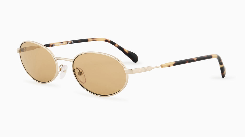 Emporio Armani EA2175 300273 Or pâle mat - vue trois-quarts