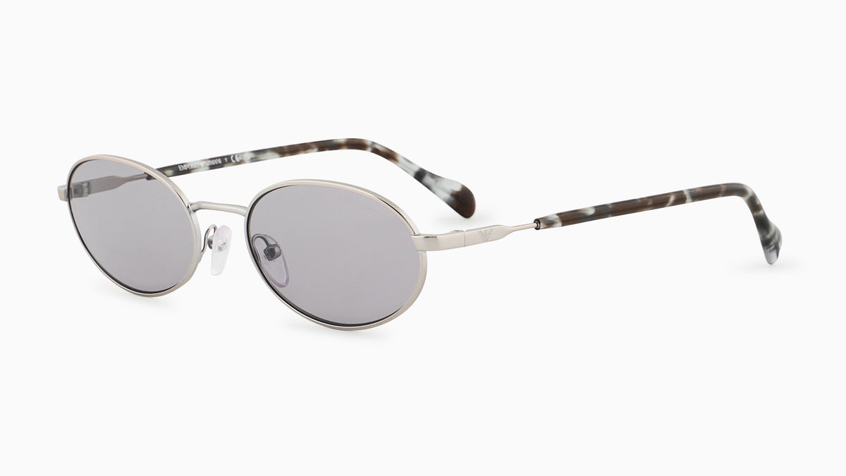 Emporio Armani EA2175 3015/1 Argent mat - vue trois-quarts