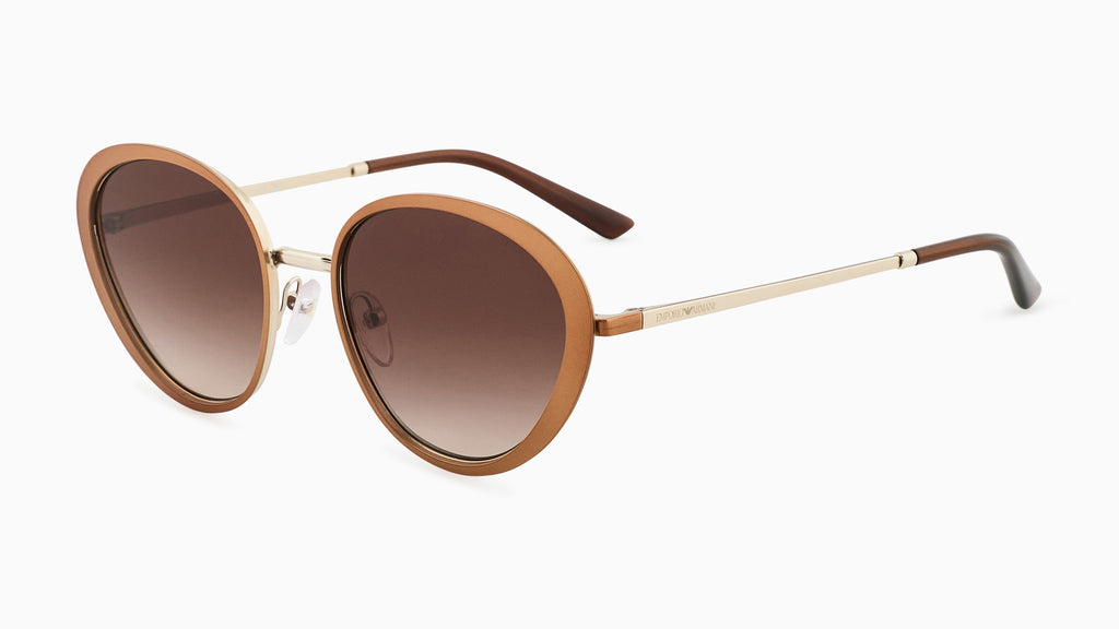Emporio Armani EA2177 344113 Marron mat - vue trois-quarts