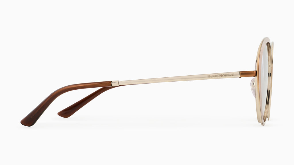 Emporio Armani EA2177 344113 Marron mat - vue de côté