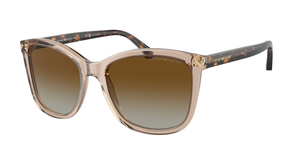 Emporio Armani EA4060 5850T5 Tundra transparent - vue trois-quarts