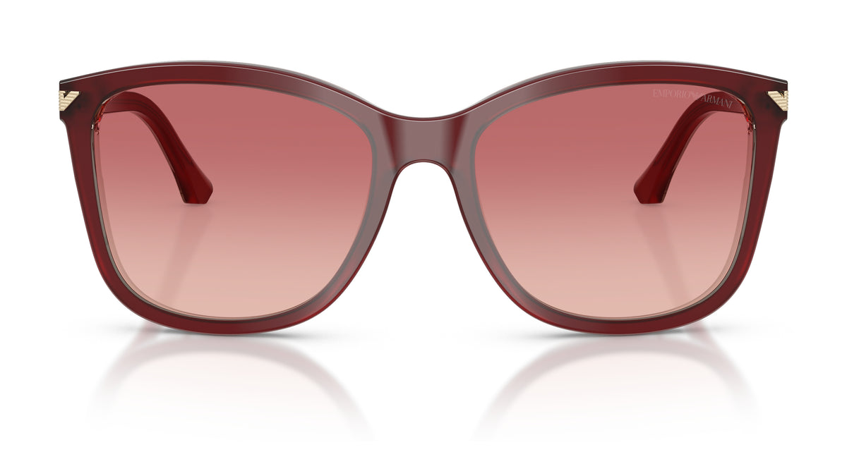 Emporio Armani EA4060 6377A5 Bordeaux brillant - vue de face
